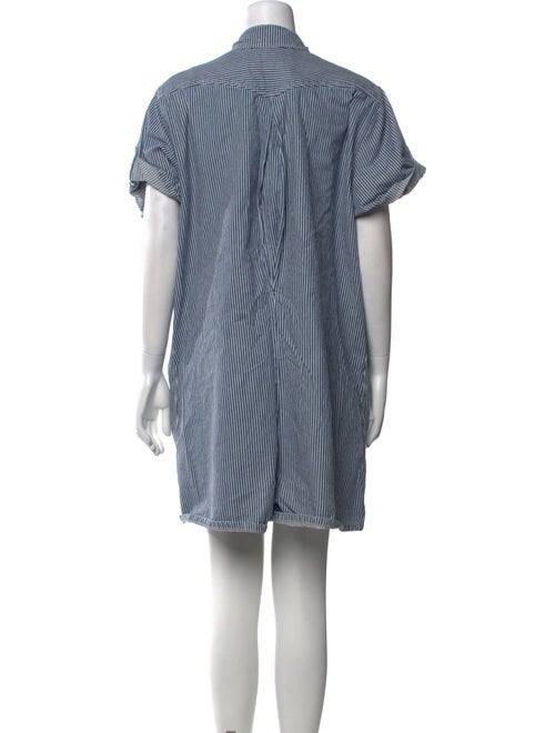 Clare V. Striped Turtleneck Romper