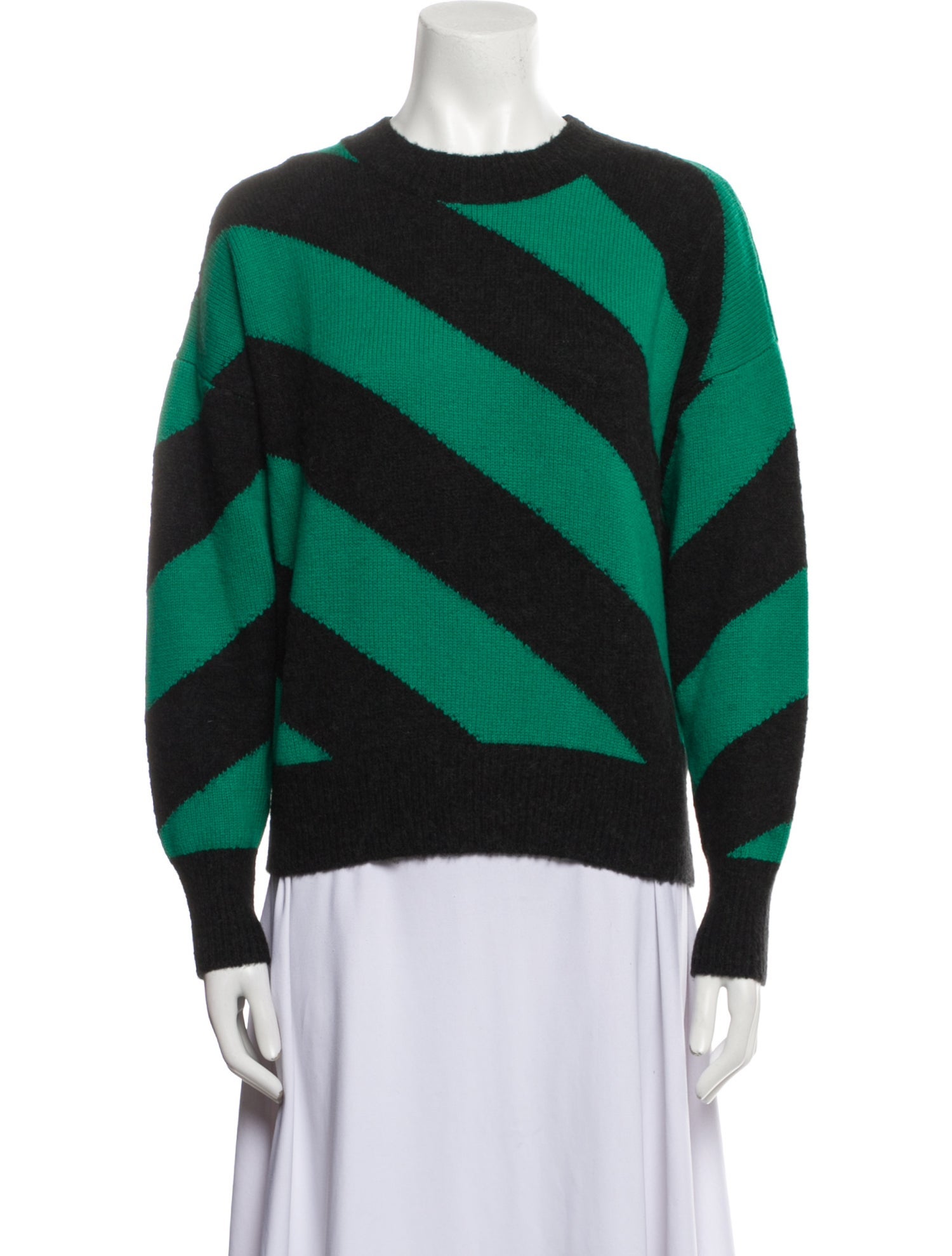 Clare V. Wool Striped Sweater