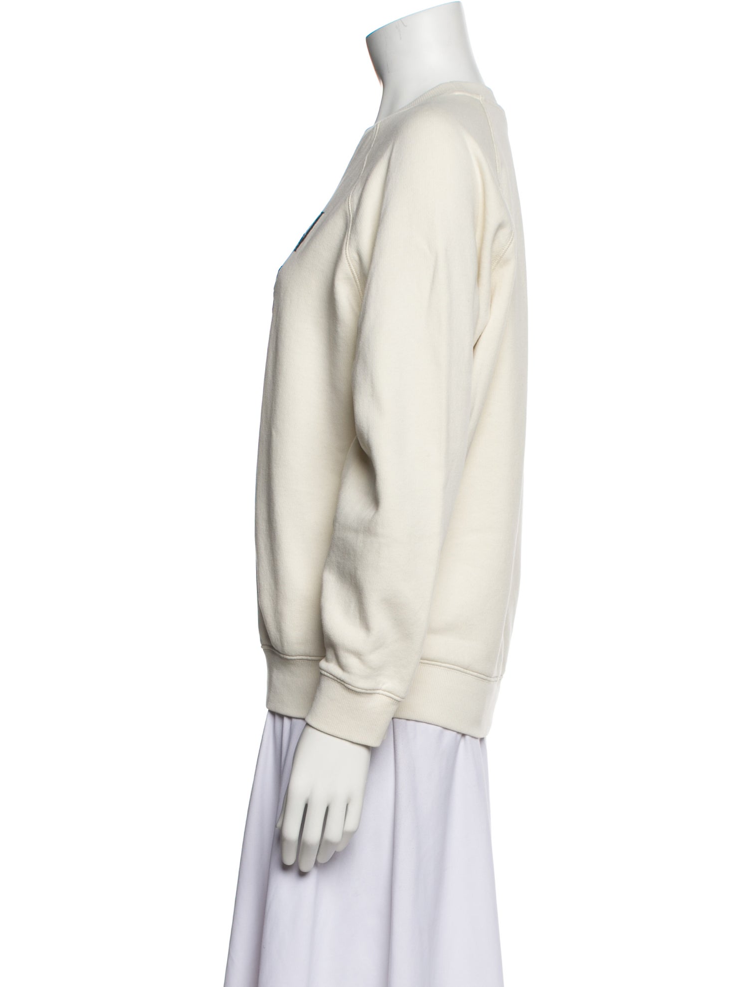 Clare V. Graphic Print Crew Neck Sweatshirt