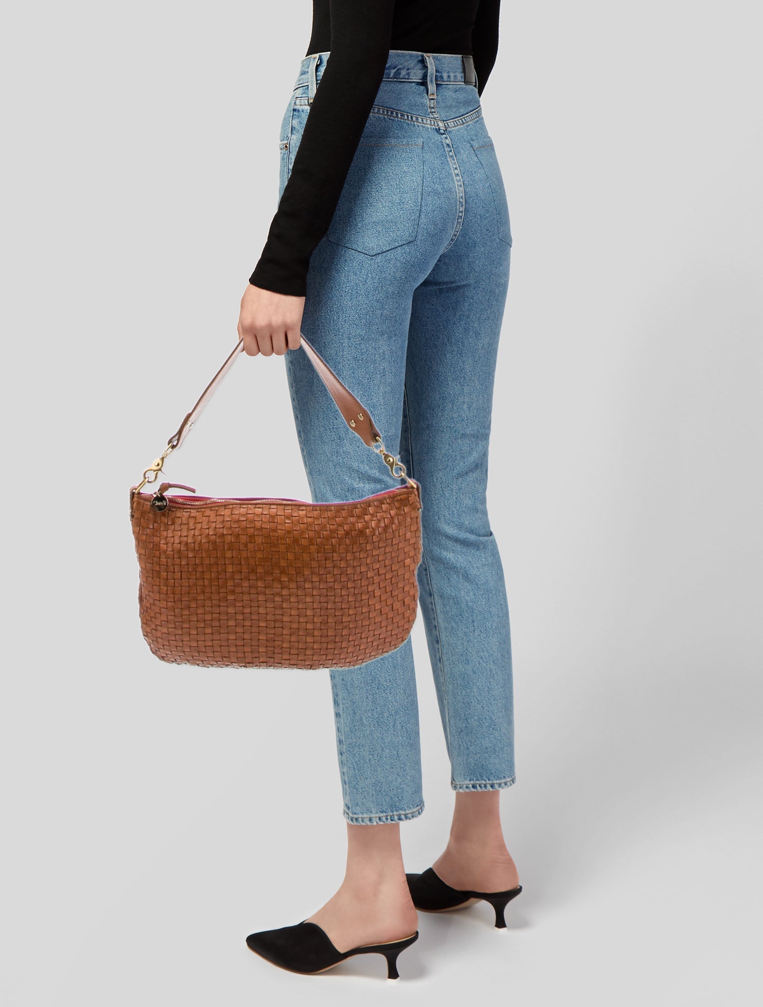 Clare V. Leather Shoulder Bag