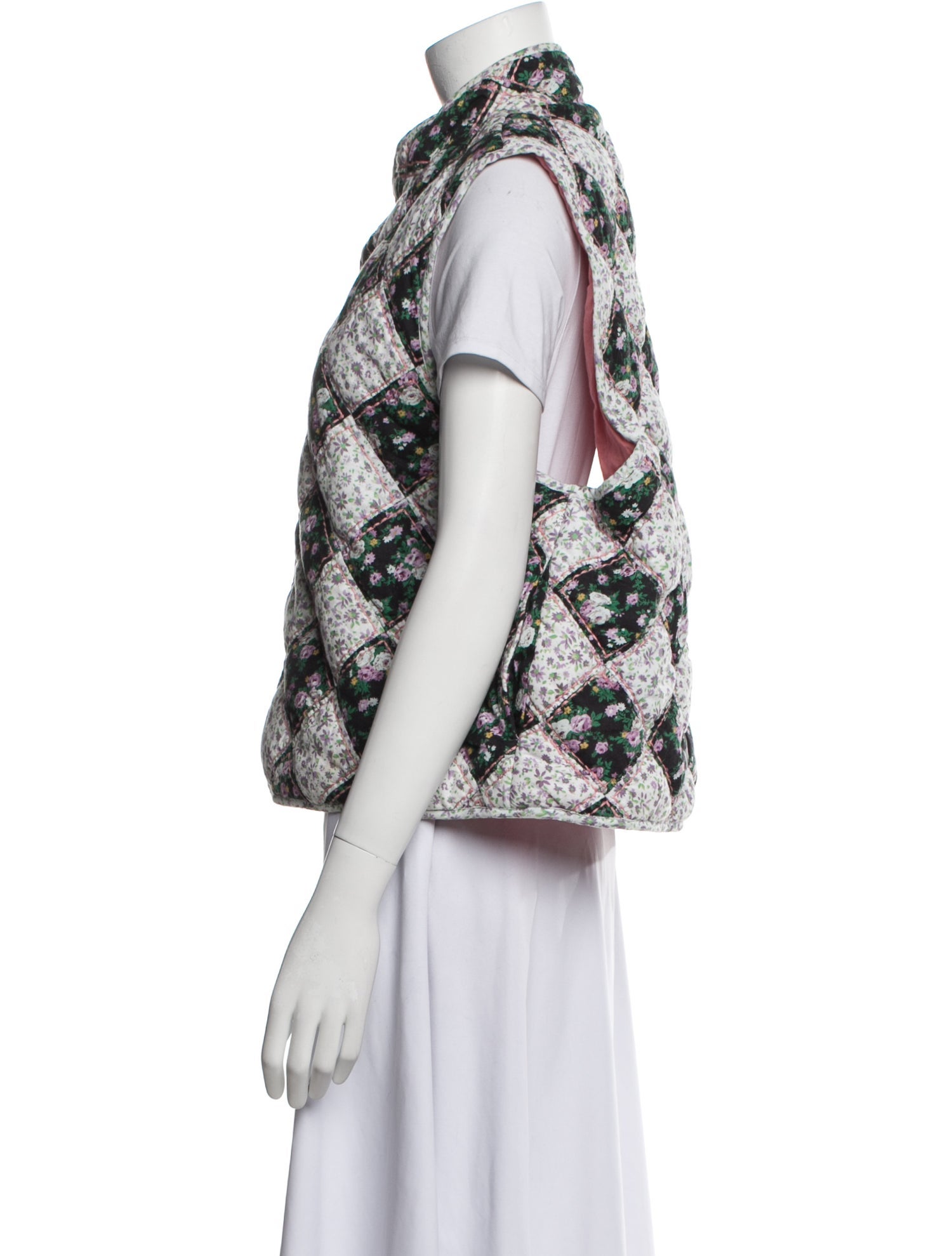 Clare V. Floral Print Vest