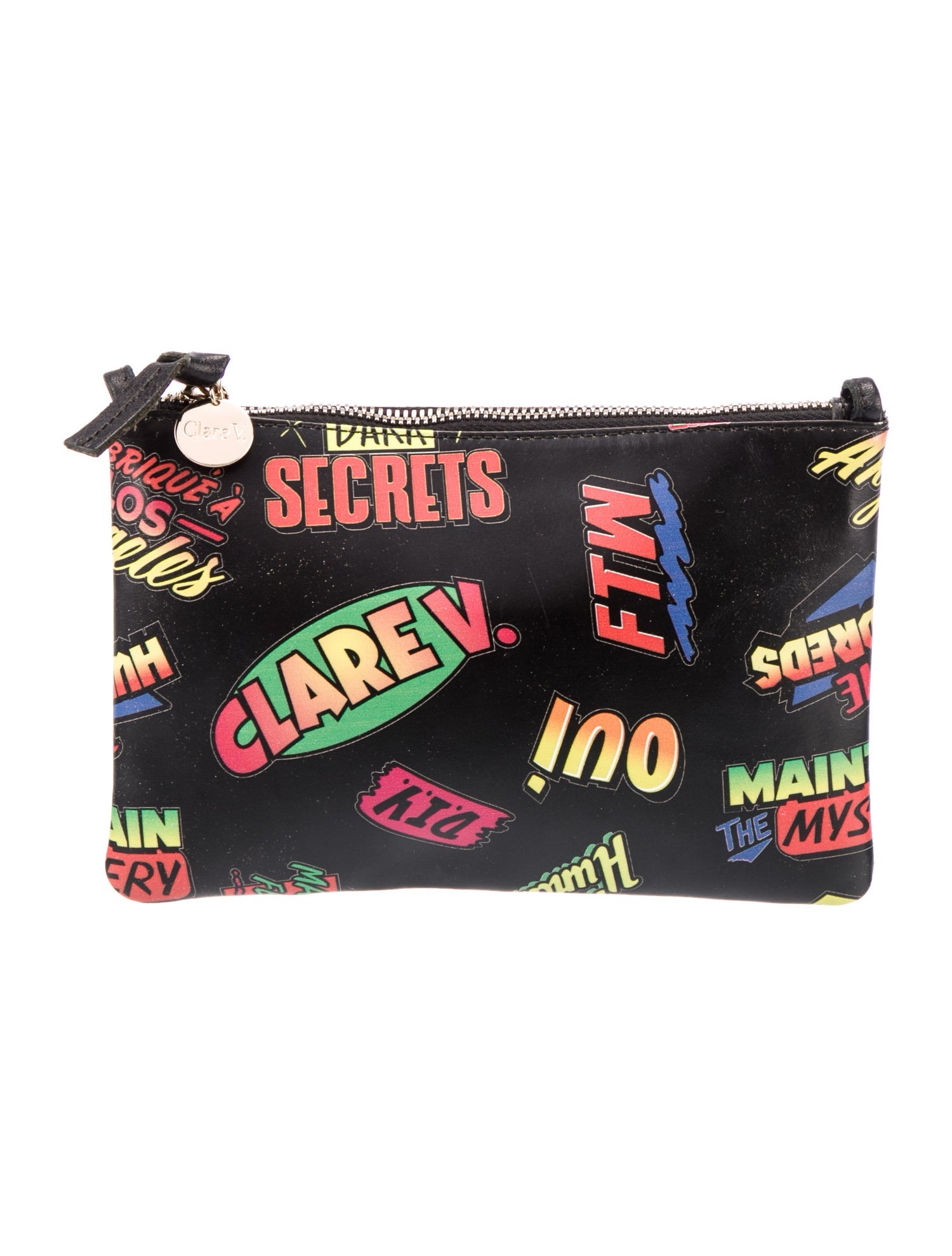 Clare V. Leather Clutch