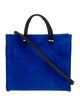 Clare V. Suede Top Handle Bag