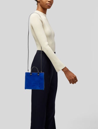 Clare V. Suede Top Handle Bag