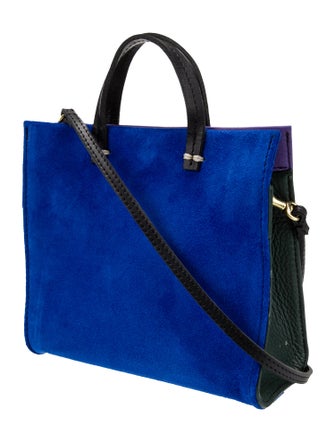 Clare V. Suede Top Handle Bag