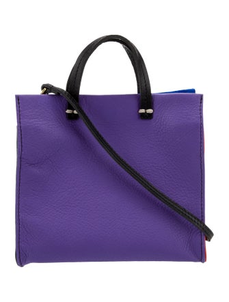Clare V. Suede Top Handle Bag
