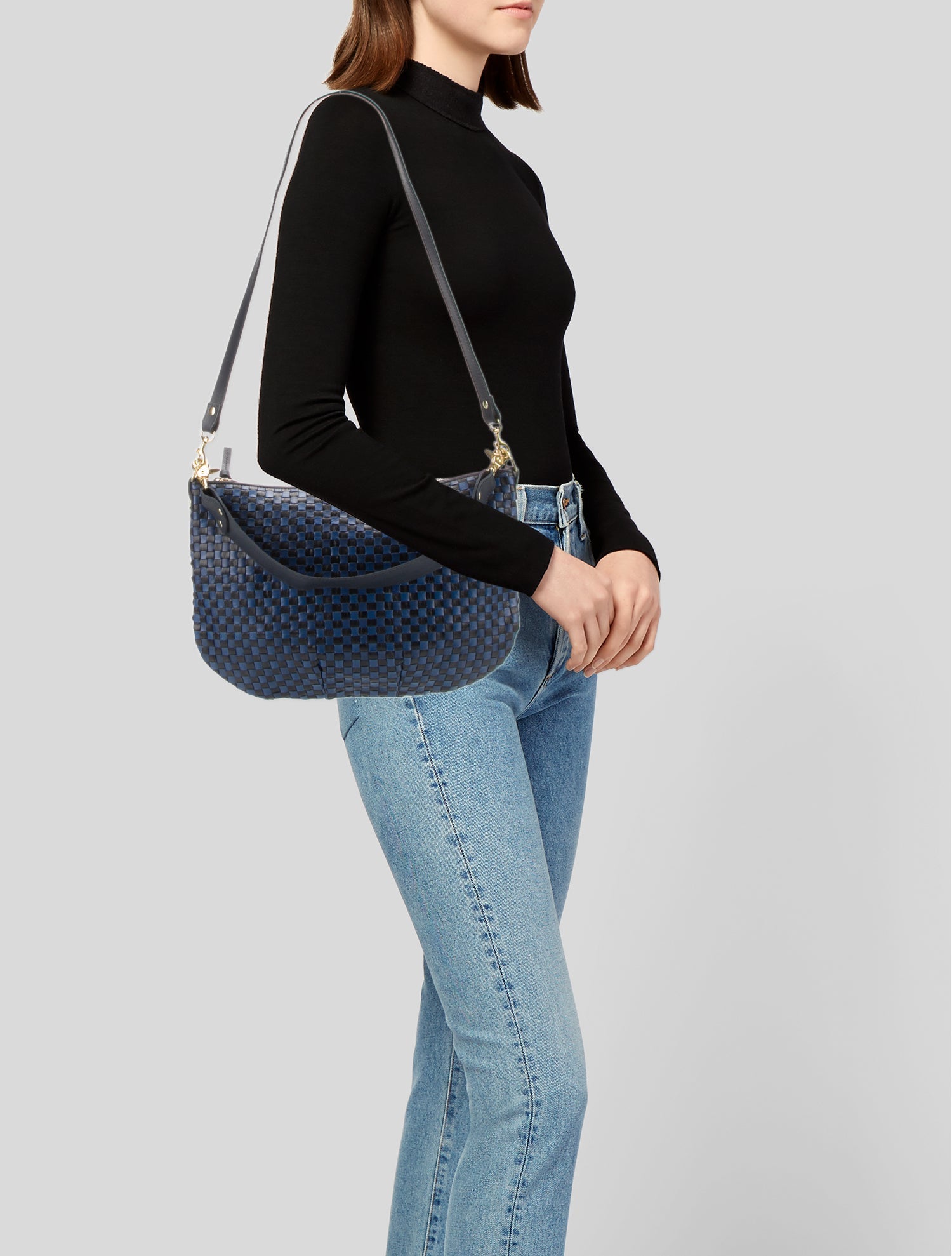 Clare V. Leather Shoulder Bag