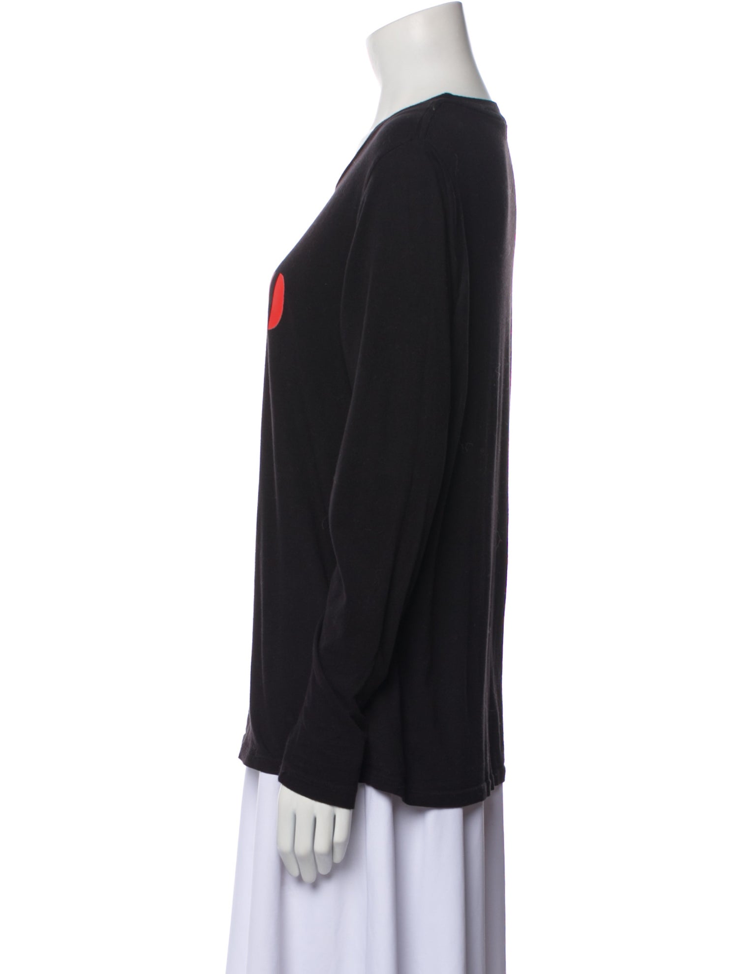 Clare V. Graphic Print Crew Neck Sweatshirt