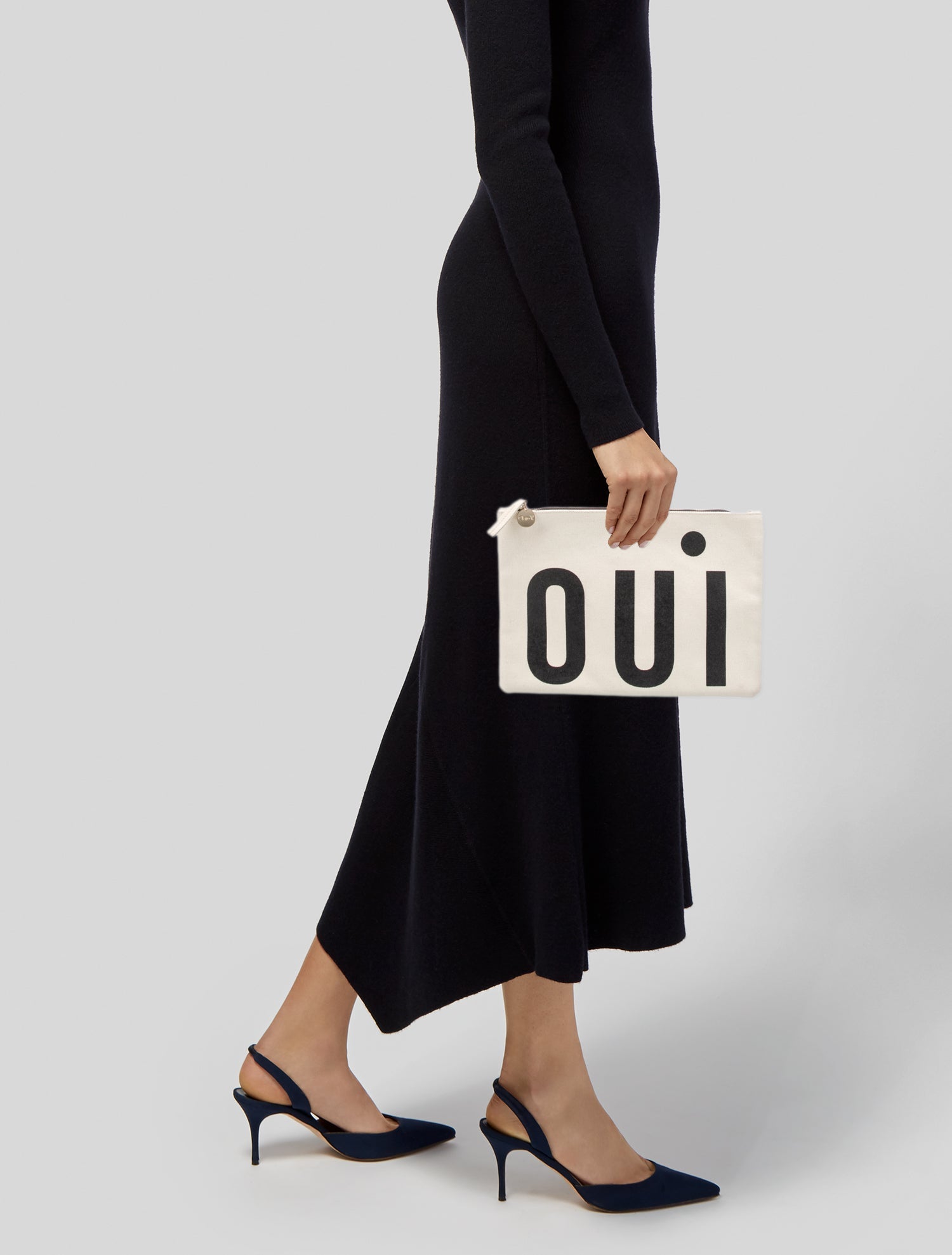 Clare V. Canvas Clutch