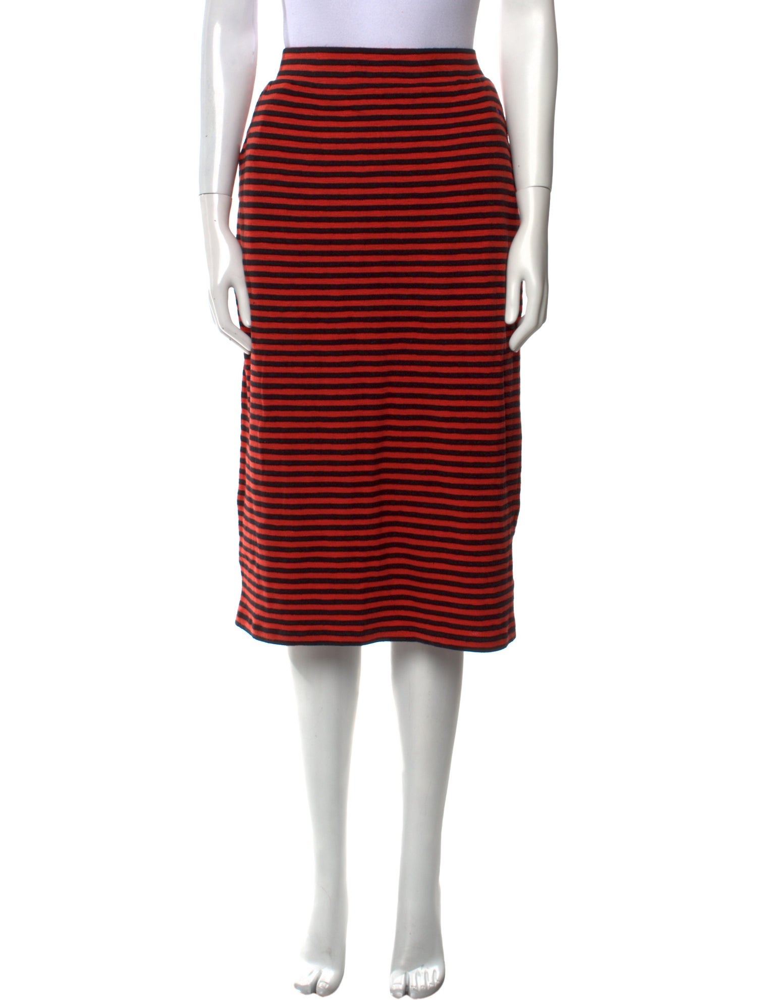 Clare V. Striped Knee-Length Skirt w/ Tags