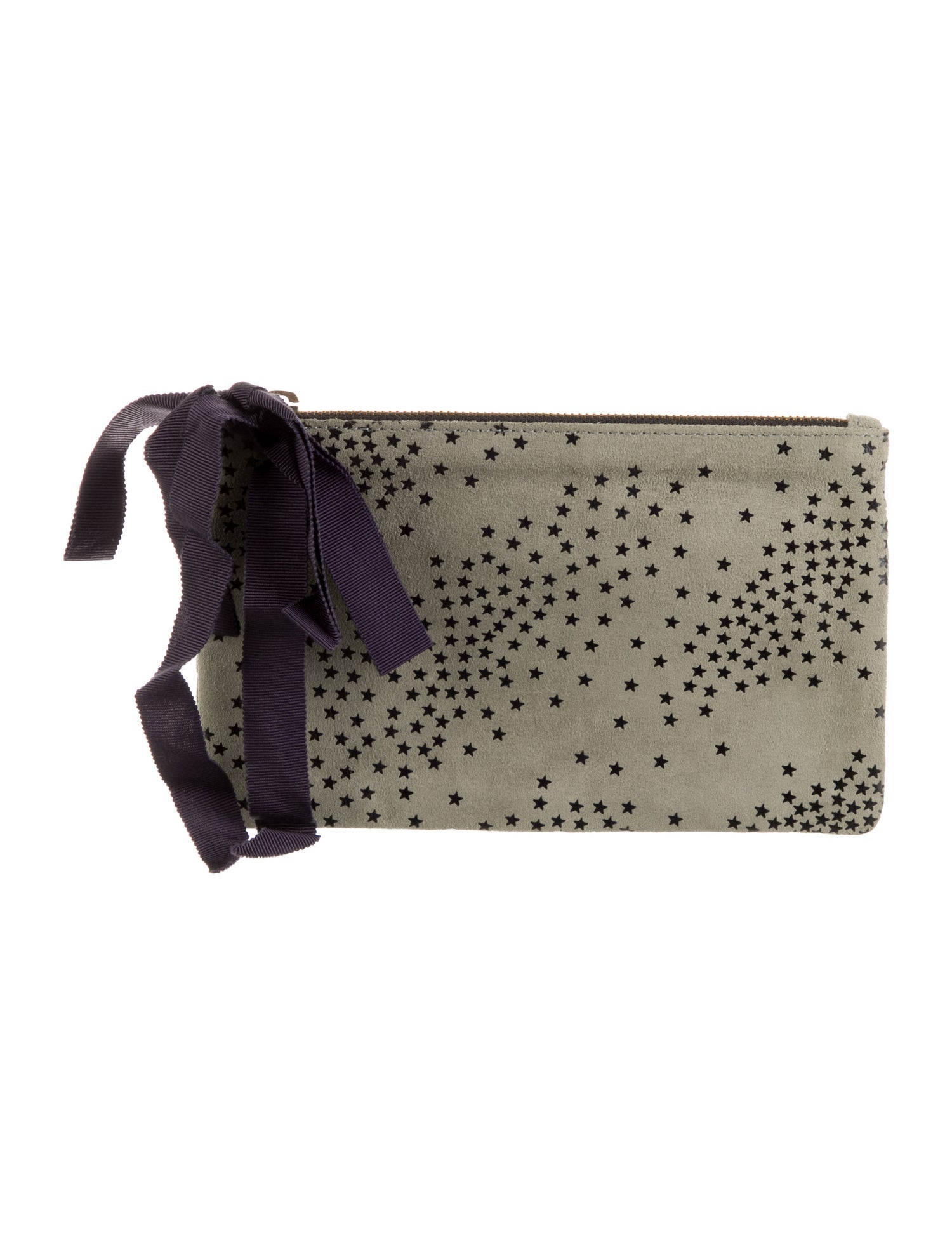 Clare V. pattern cosmetic bag