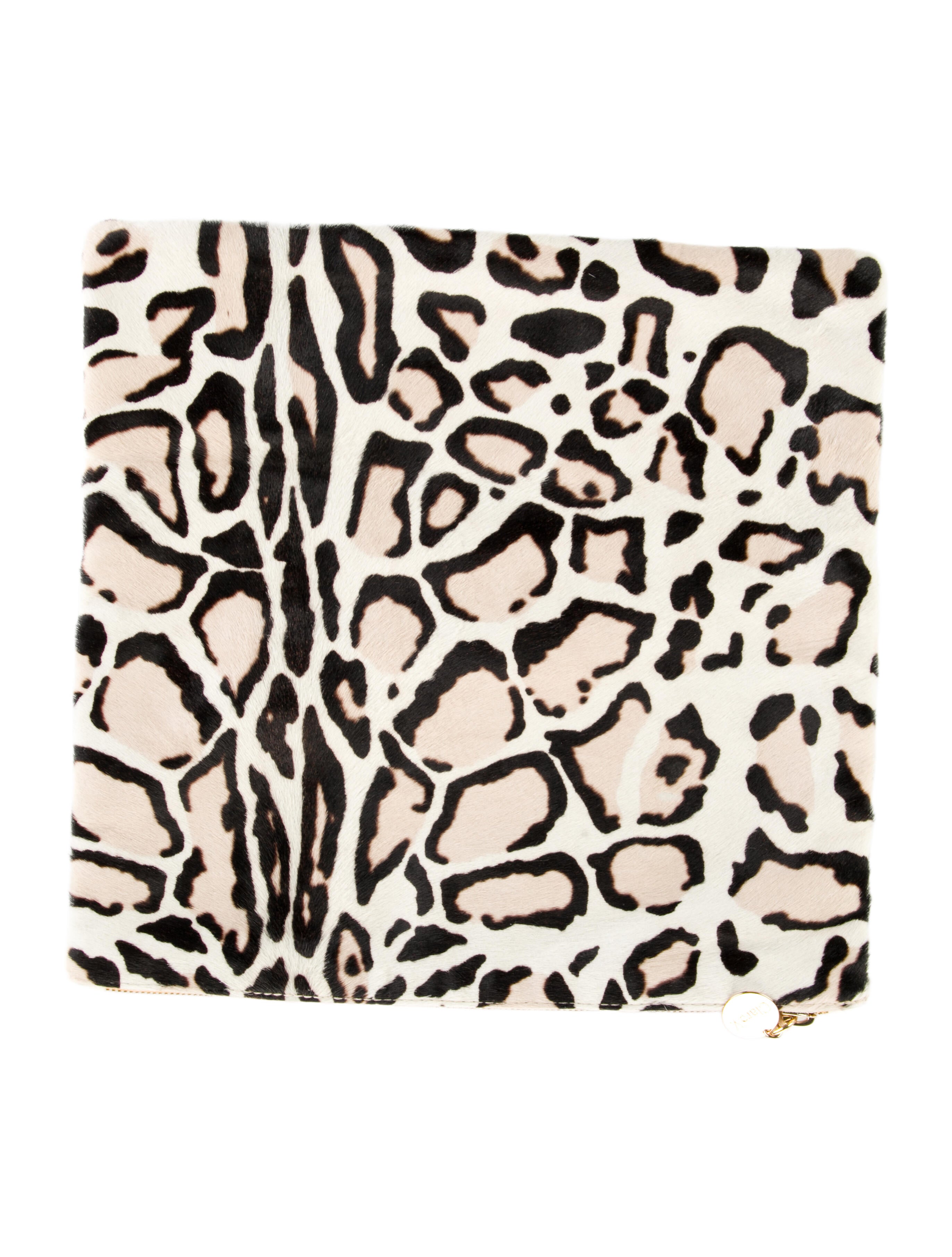 Clare V. pony hair cosmetic bag