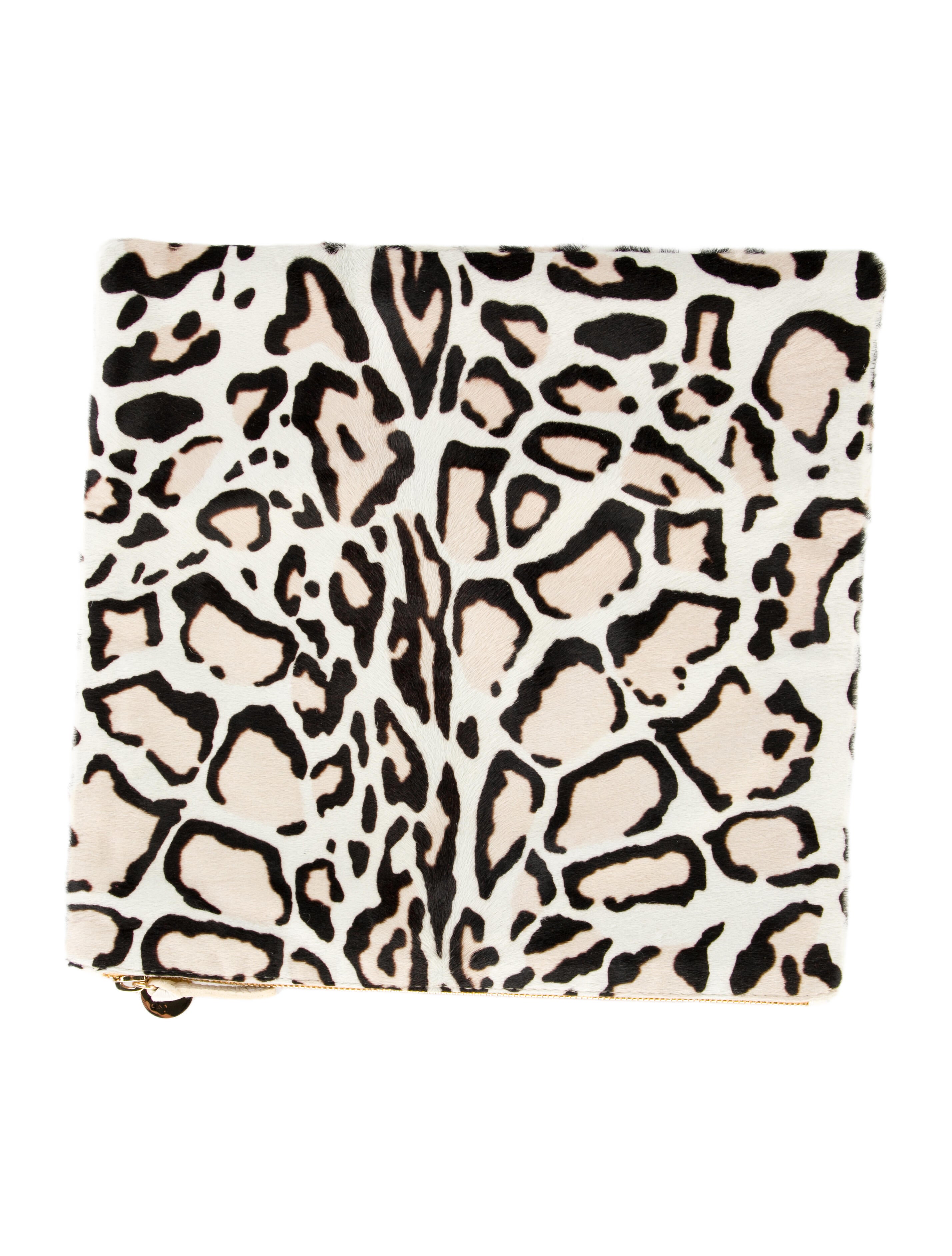 Clare V. pony hair cosmetic bag