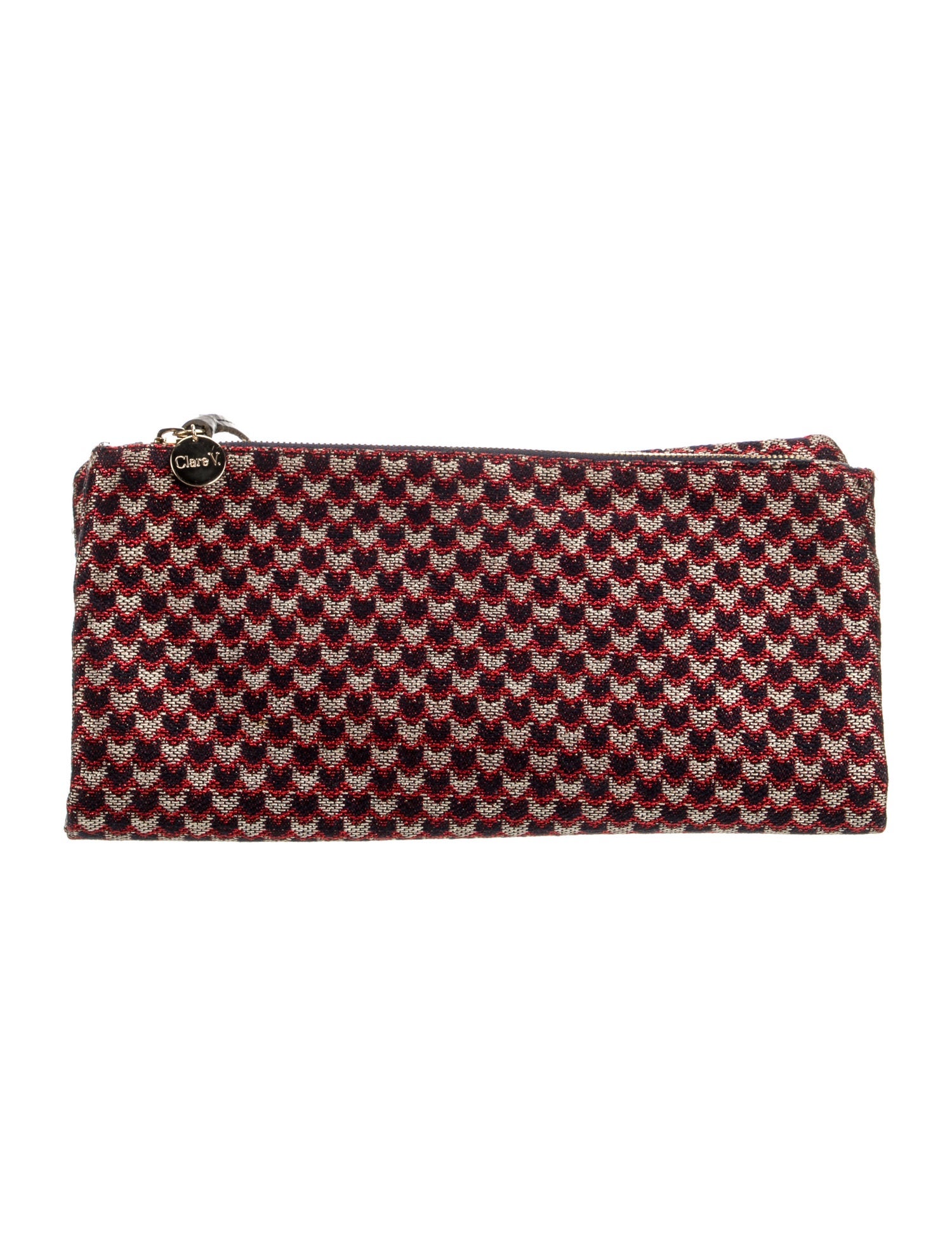 Clare V. Canvas Clutch