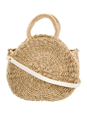 Clare V. Raffia Top Handle Bag