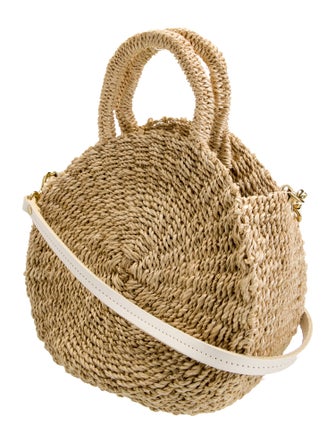 Clare V. Raffia Top Handle Bag
