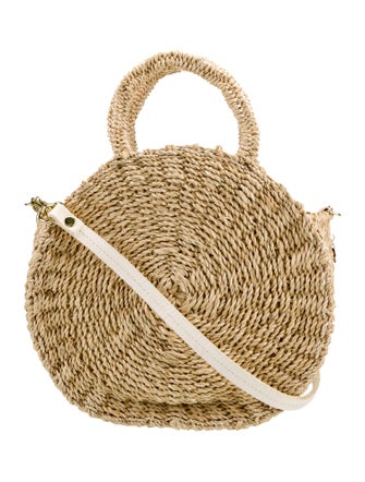 Clare V. Raffia Top Handle Bag