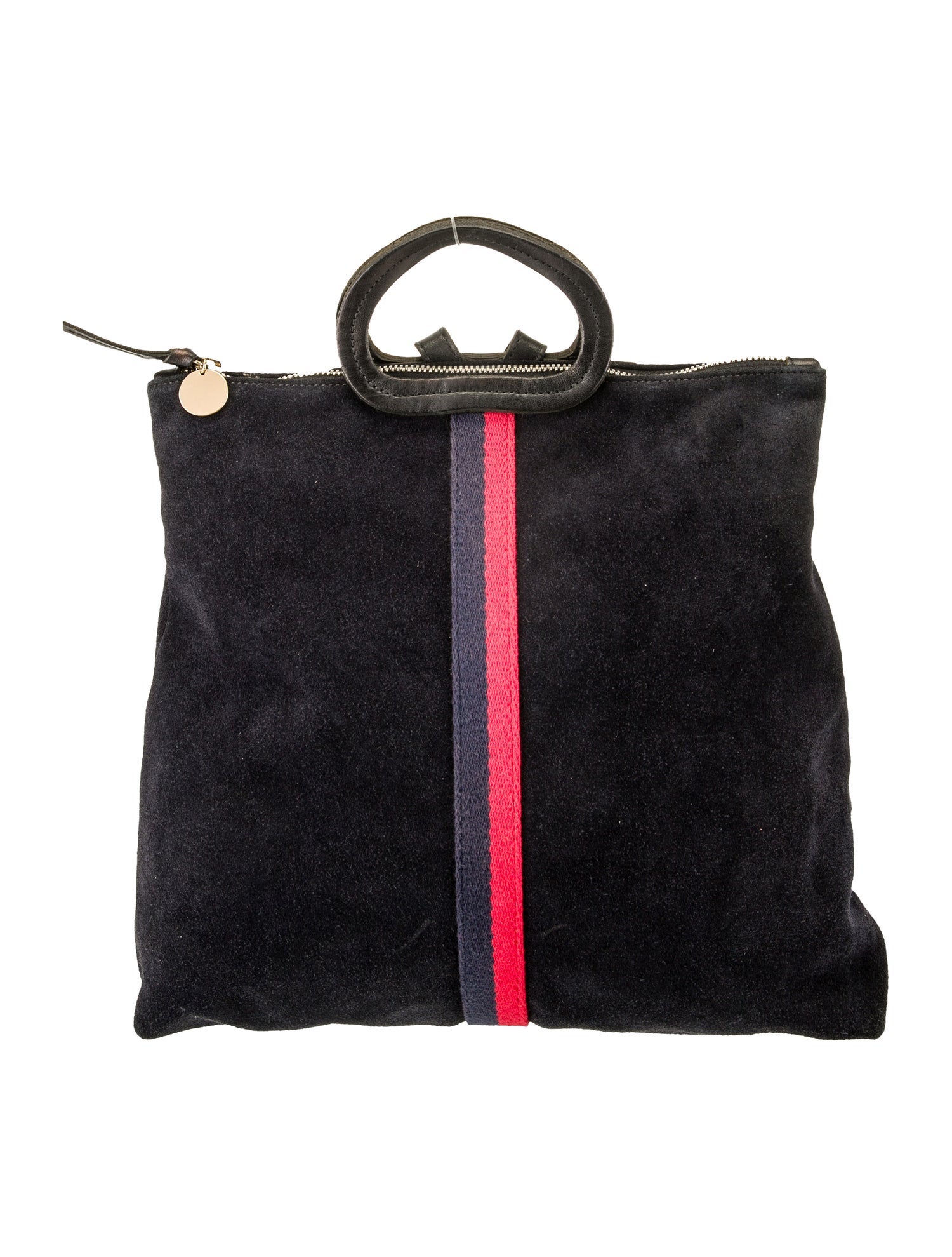 Clare V. Suede Briefcase