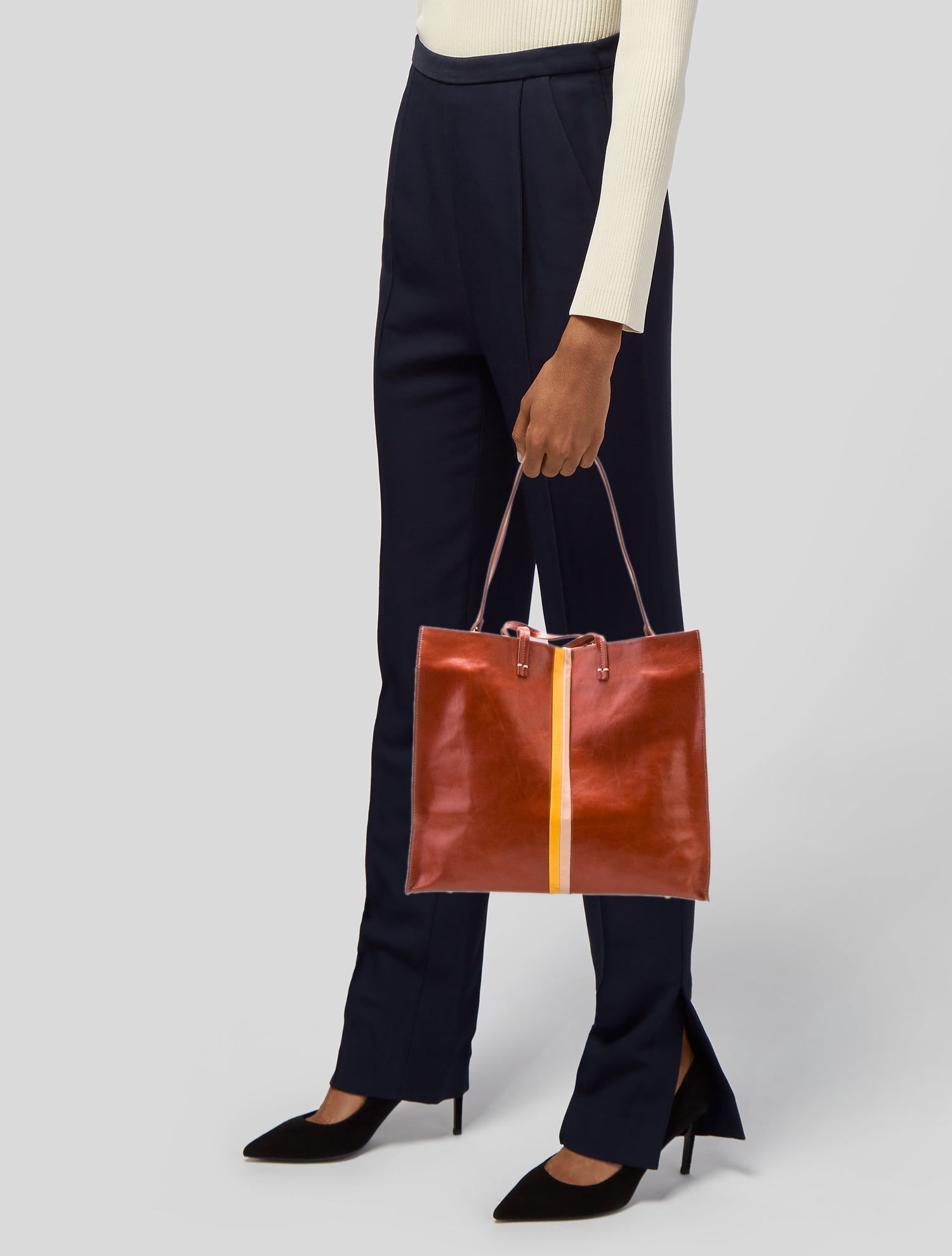 Clare V. Leather Tote