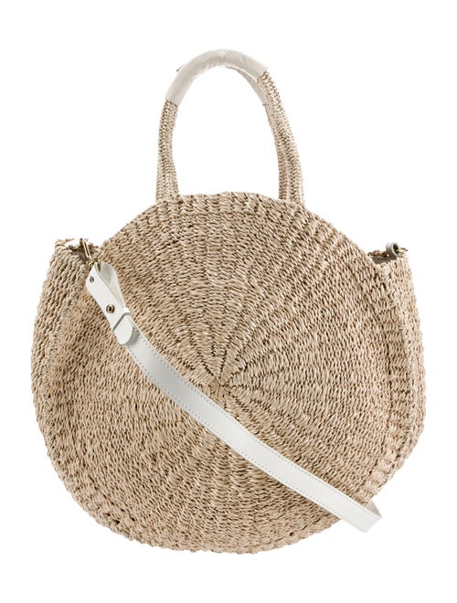 Clare V. Straw Top Handle Bag
