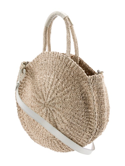 Clare V. Straw Top Handle Bag