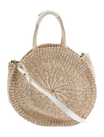 Clare V. Straw Top Handle Bag