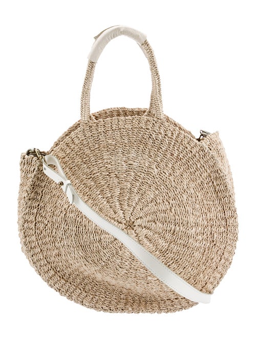 Clare V. Straw Top Handle Bag