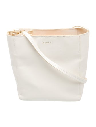 Clare V. Leather Bucket Bag