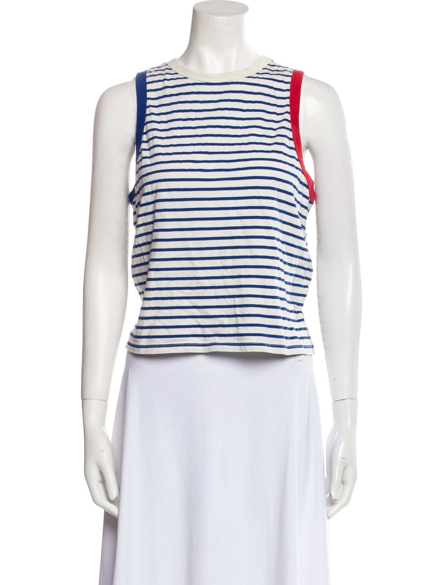 Clare V. Striped Crew Neck Top