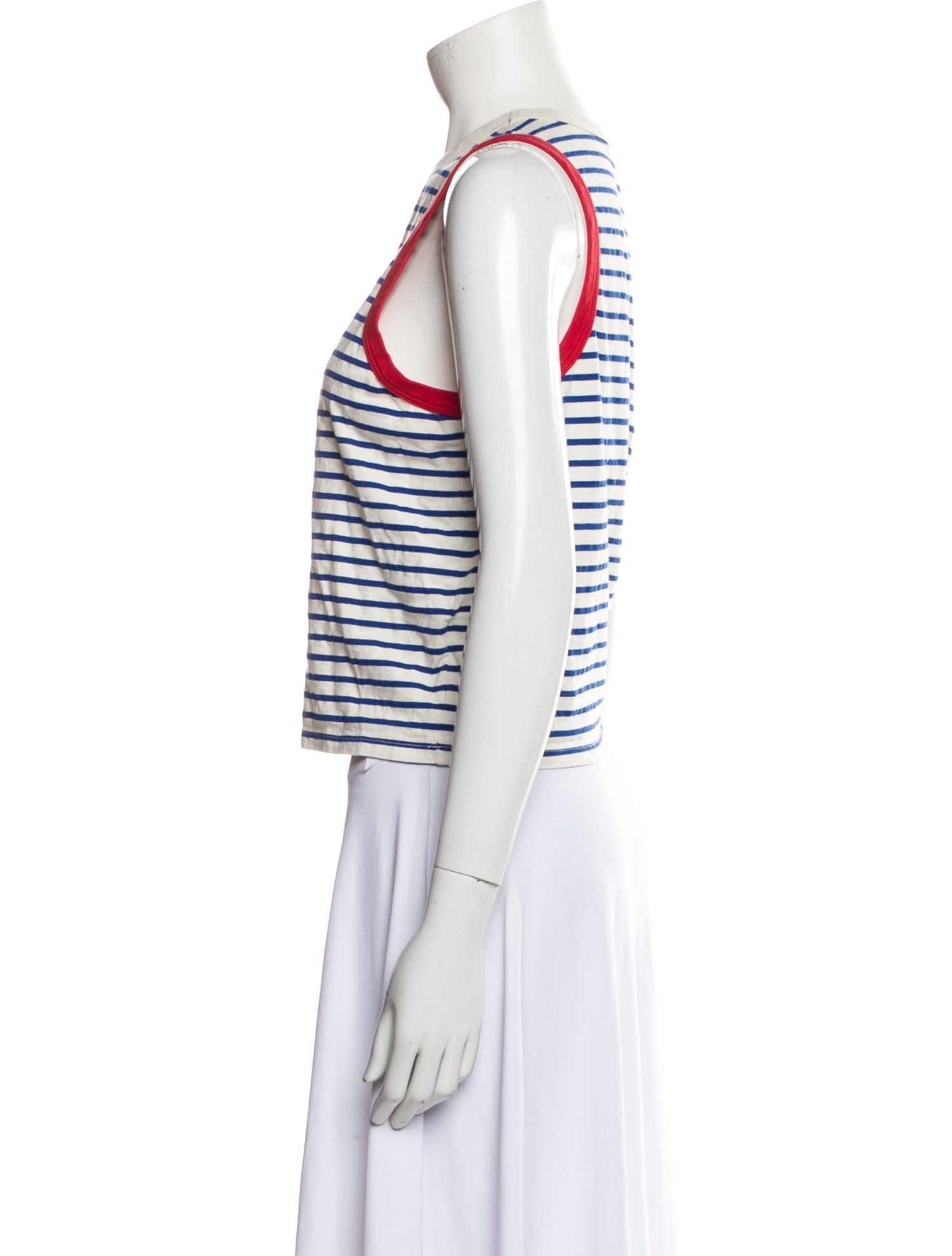 Clare V. Striped Crew Neck Top