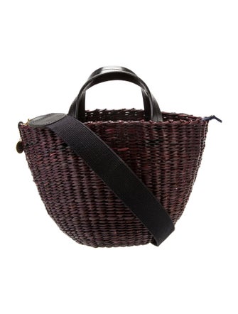 Clare V. Rattan Messenger Bag