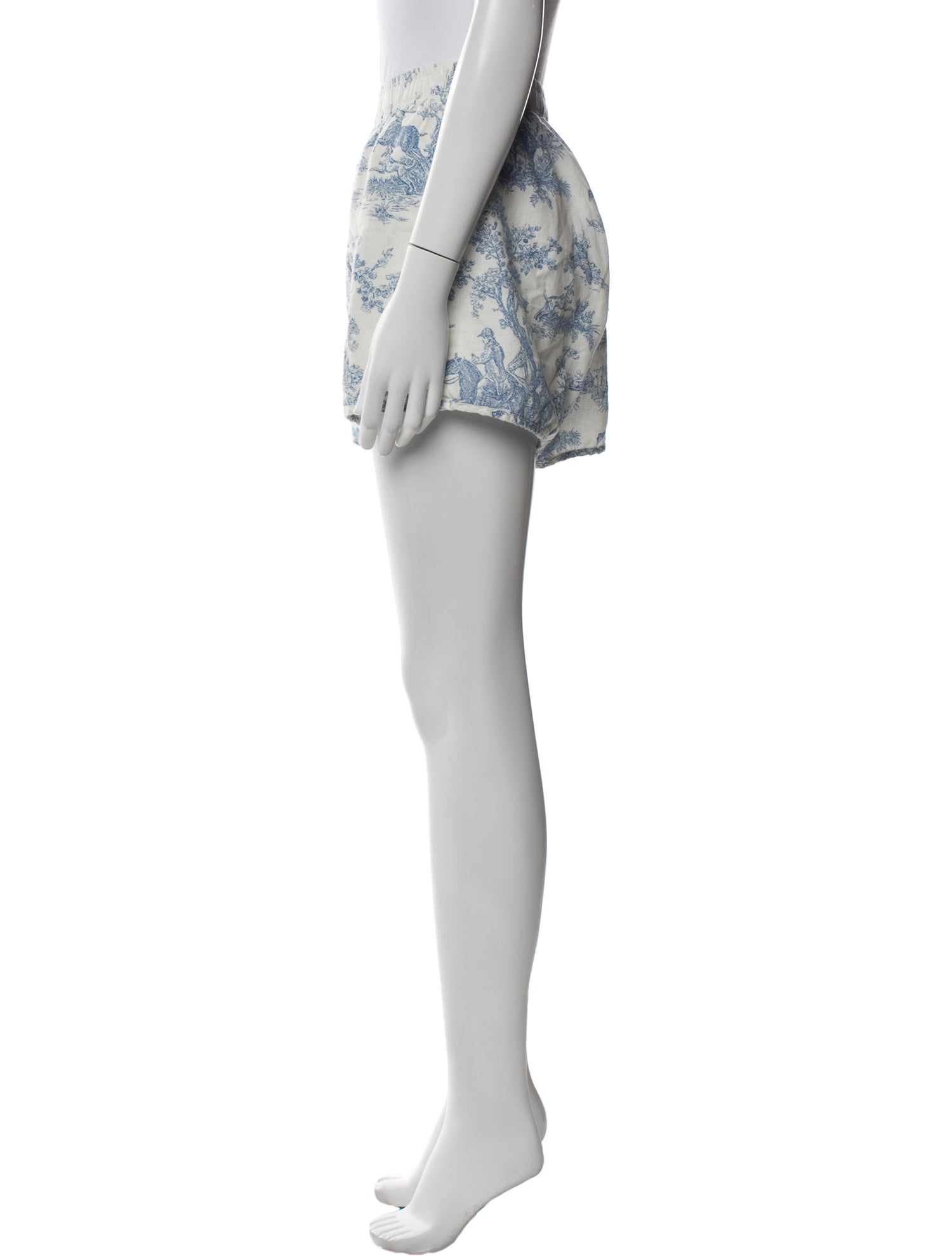 Clare V. Printed Mini Shorts