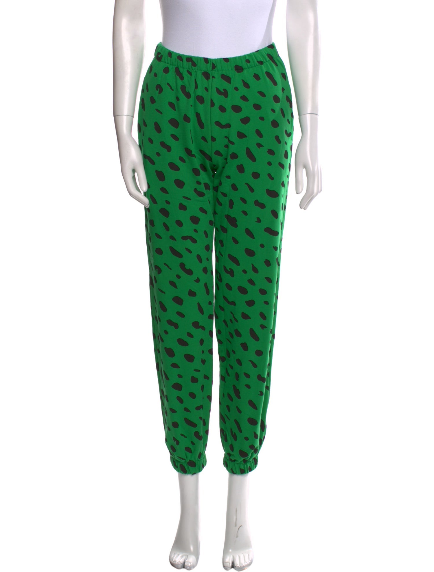 Clare V. Animal Print Skinny Leg Pants