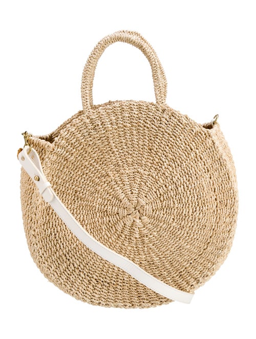 Clare V. Straw Top Handle Bag