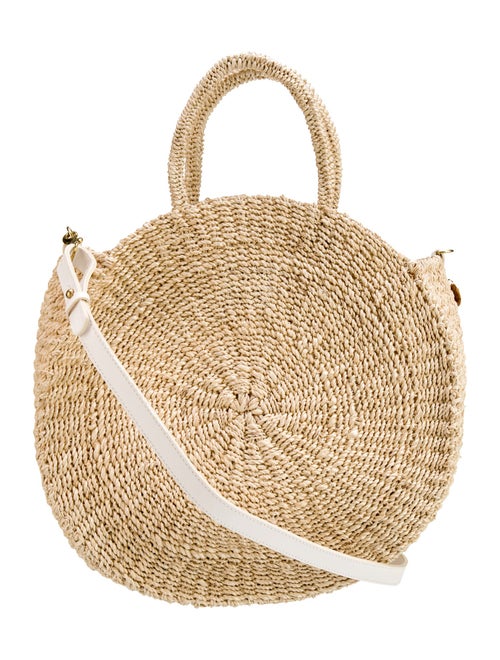 Clare V. Straw Top Handle Bag