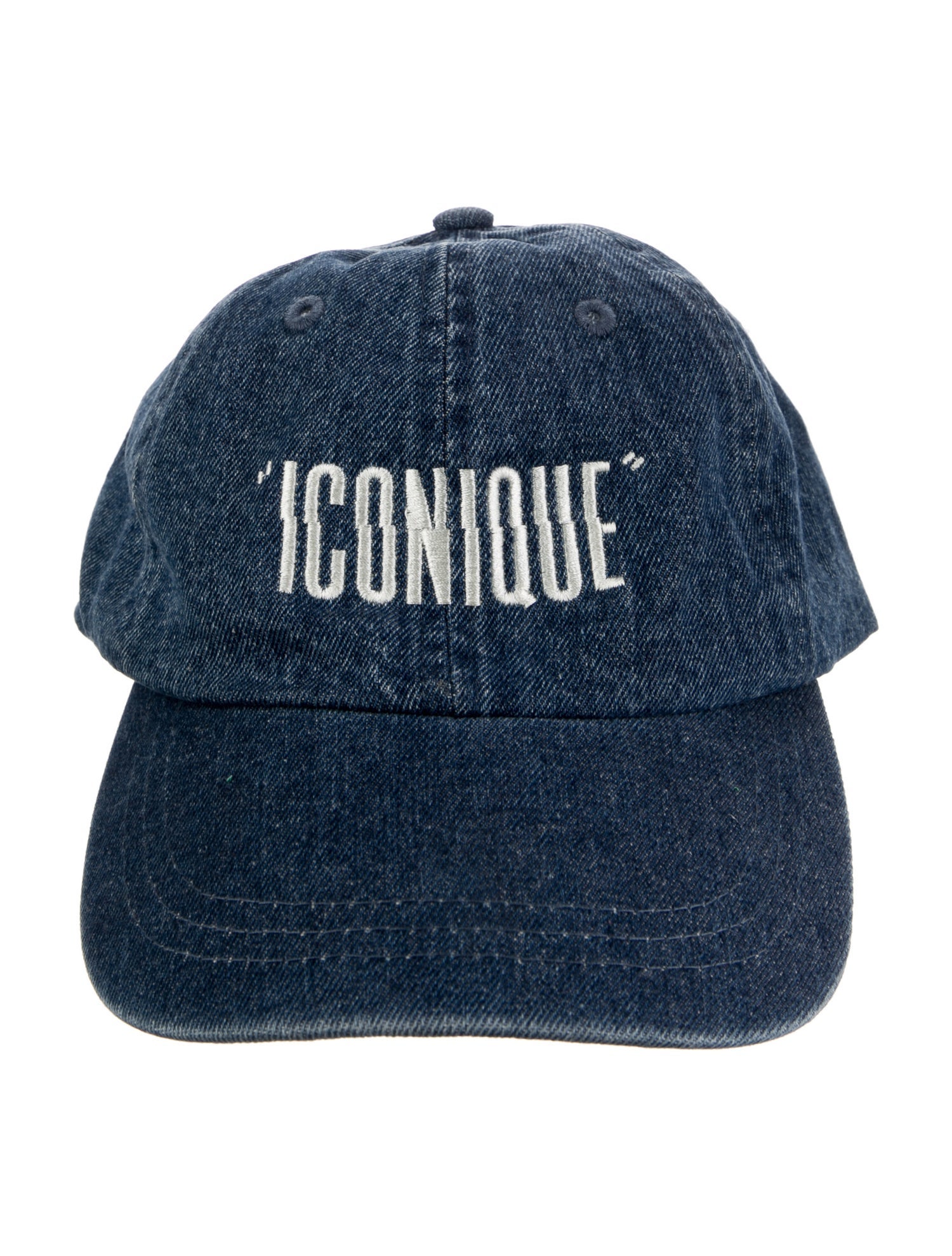 Clare V. blue pattern print baseball cap