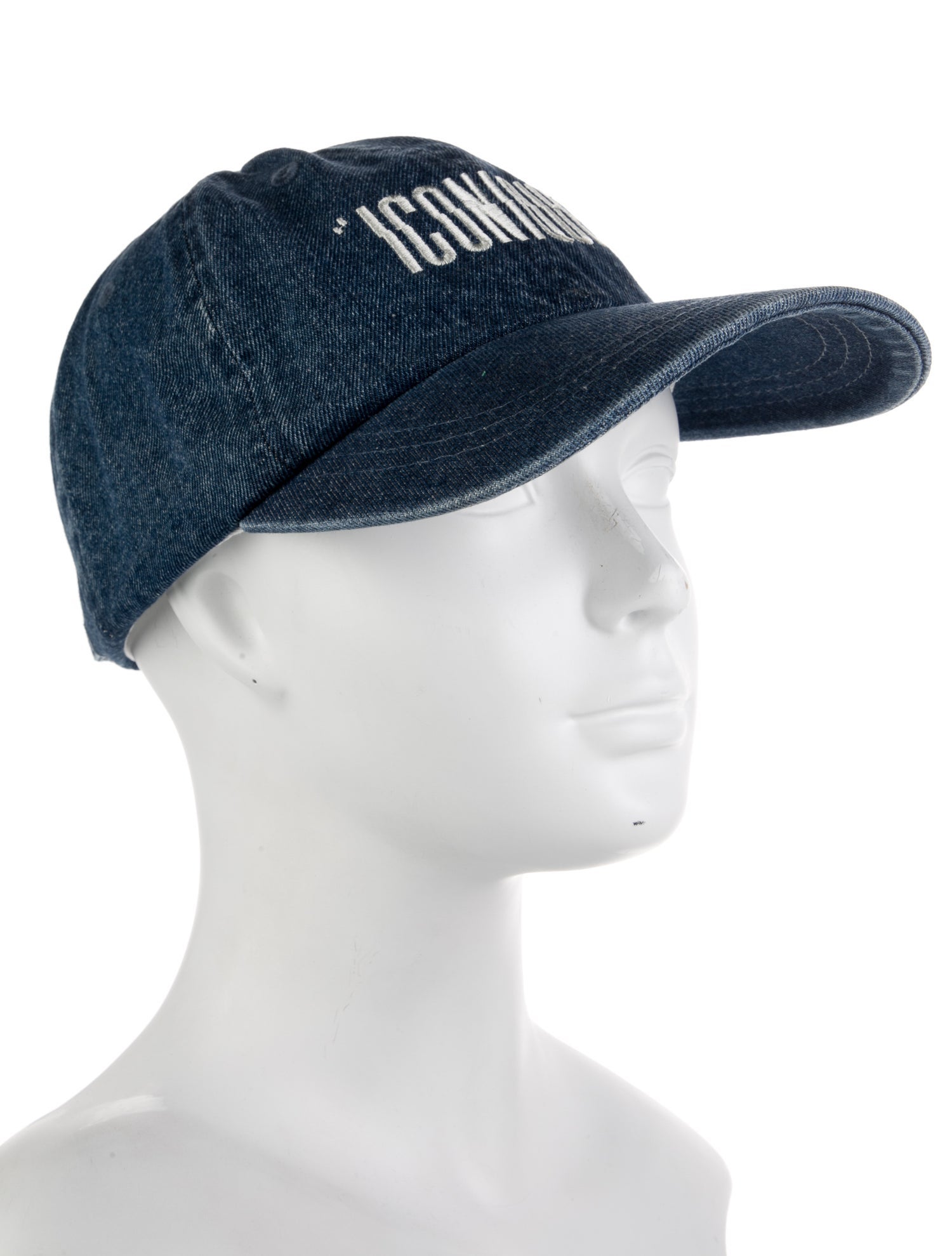 Clare V. blue pattern print baseball cap