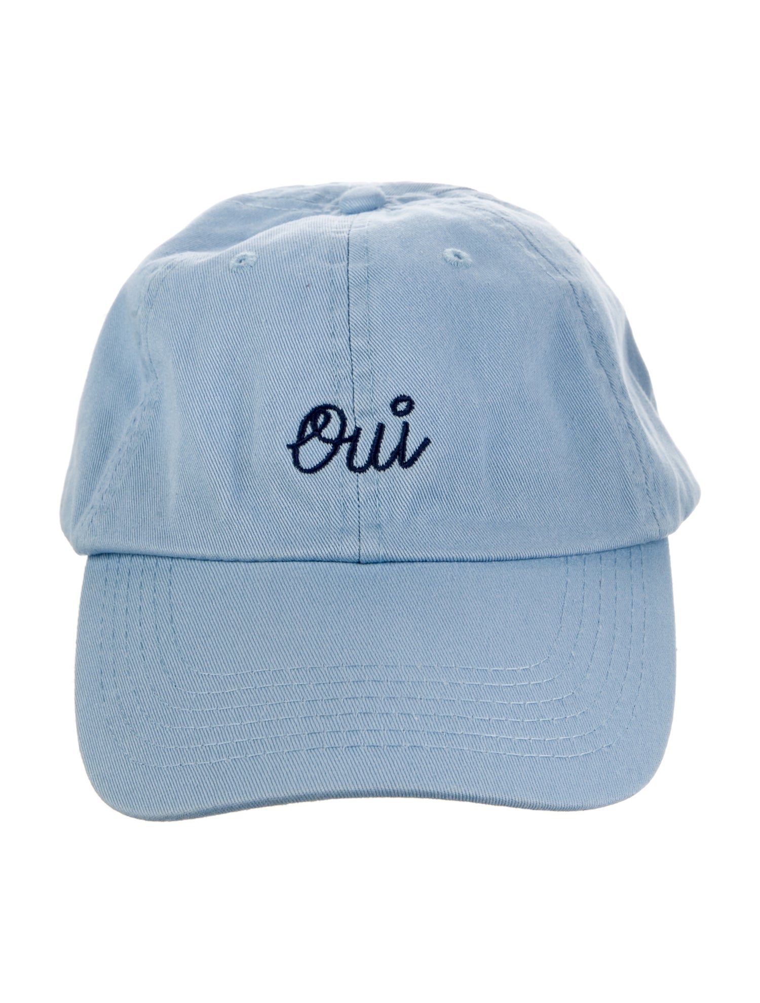 Clare V. blue baseball cap