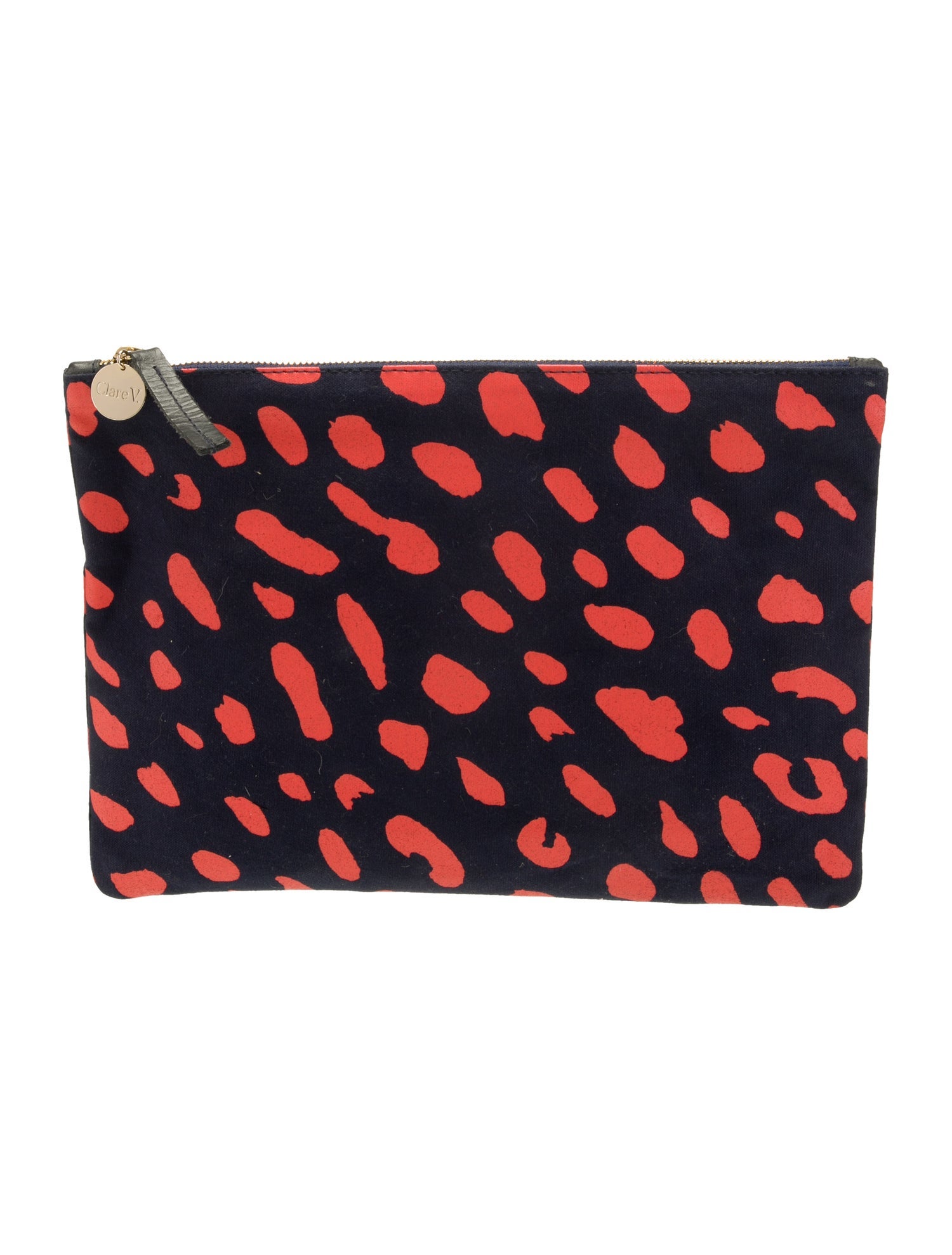 Clare V. Canvas Clutch