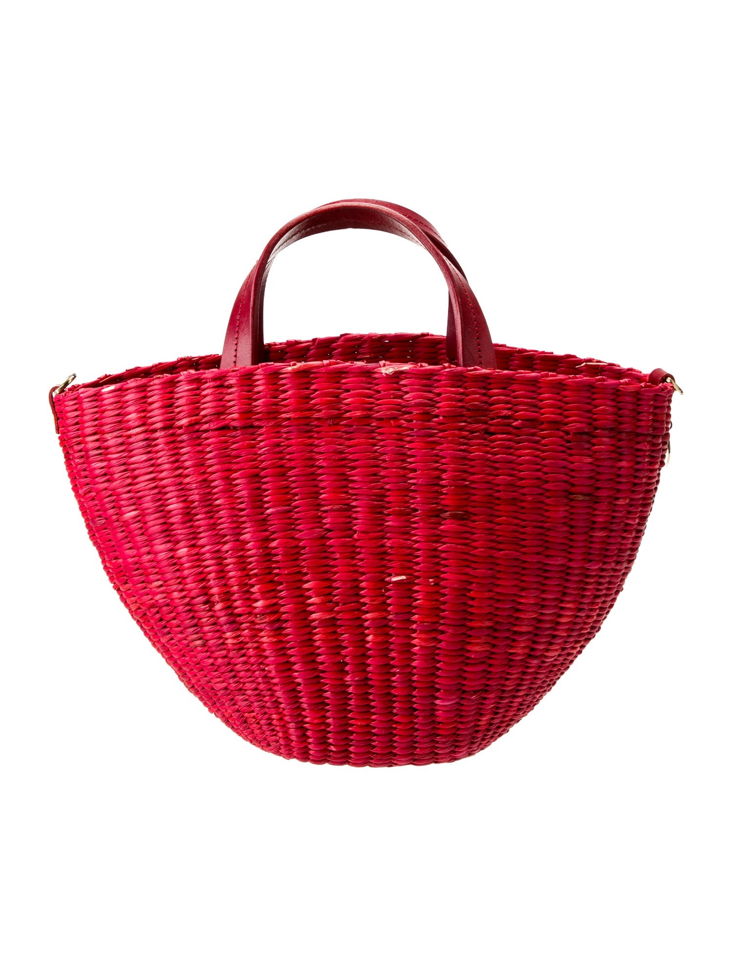 Clare V. Straw Top Handle Bag