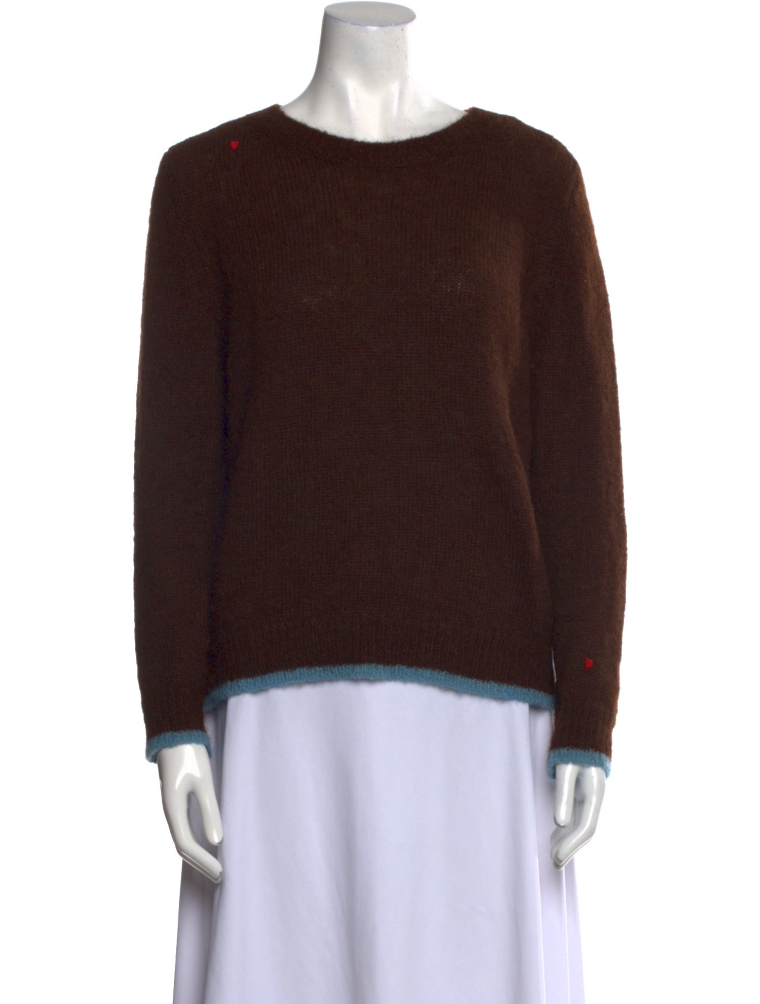 Clare V. Alpaca Crew Neck Sweater