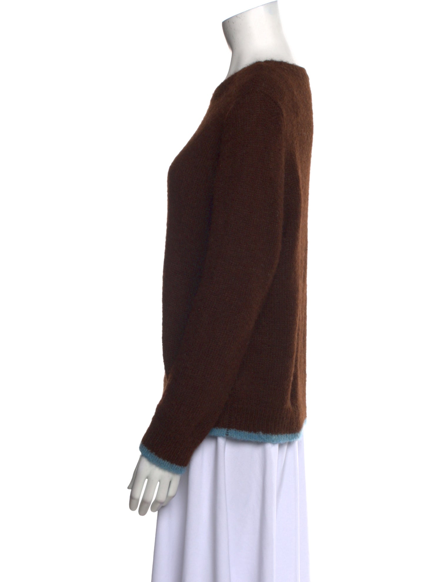 Clare V. Alpaca Crew Neck Sweater