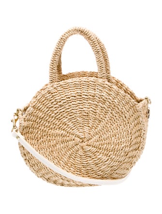 Clare V. Raffia Top Handle Bag