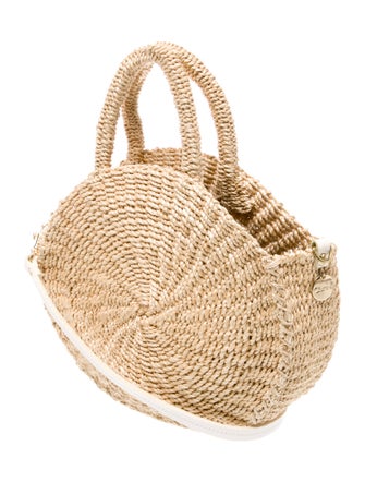 Clare V. Raffia Top Handle Bag