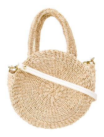 Clare V. Raffia Top Handle Bag