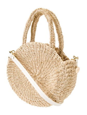 Clare V. Raffia Top Handle Bag