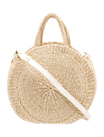 Clare V. Raffia Top Handle Bag