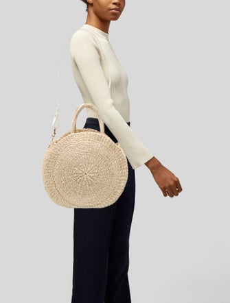 Clare V. Raffia Top Handle Bag