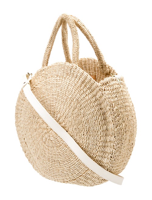 Clare V. Raffia Top Handle Bag