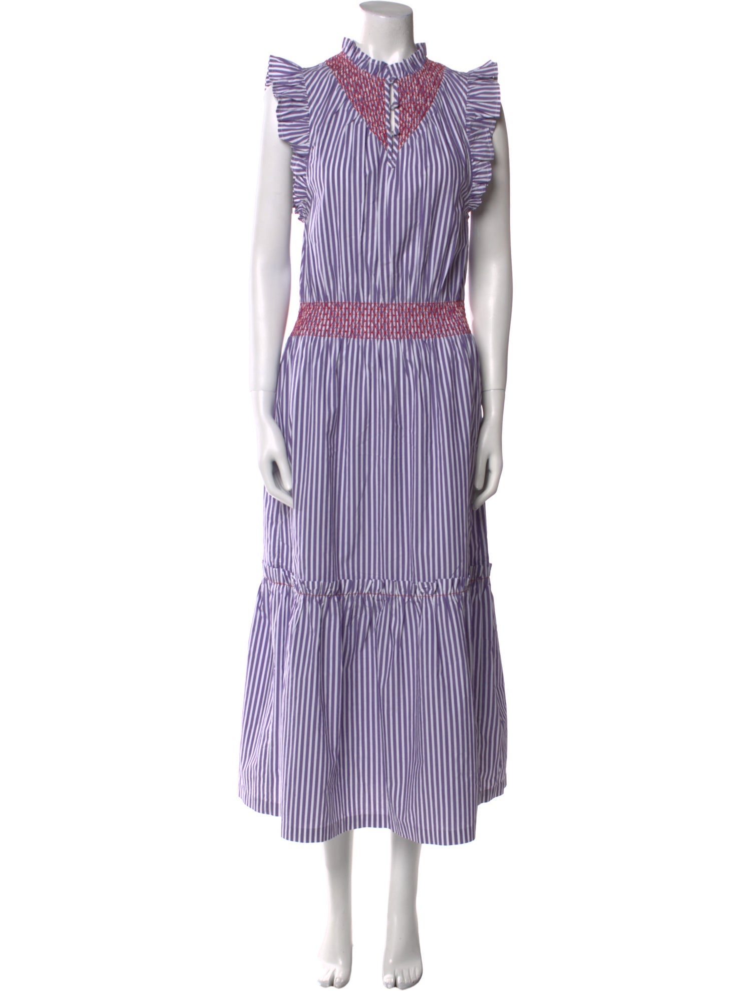 Clare V. Striped Long Dress